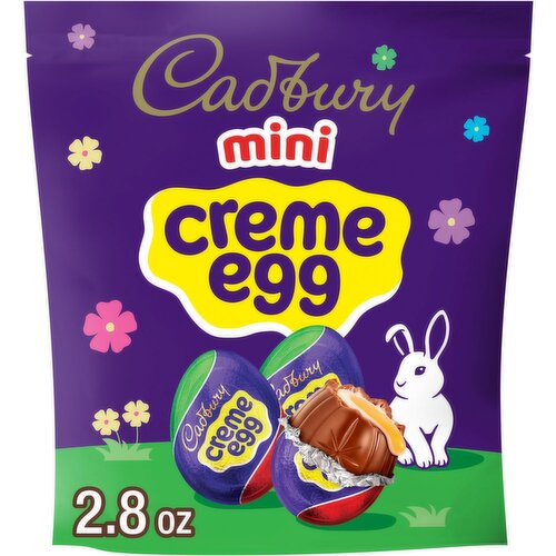 Cadbury Mini Creme Egg Chocolate Candy, 2.8 oz