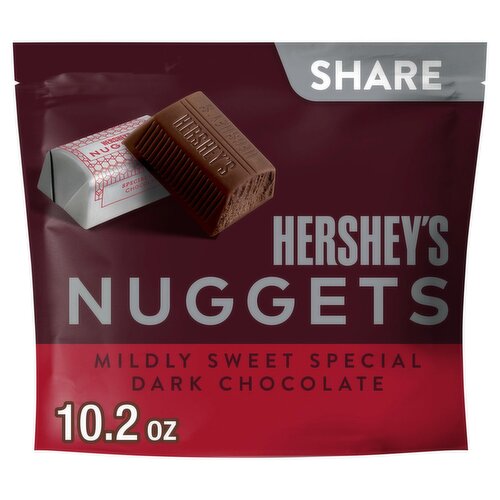 Hershey's Nuggets Mildly Sweet Special Dark Chocolate Share Pack, 10.2 oz