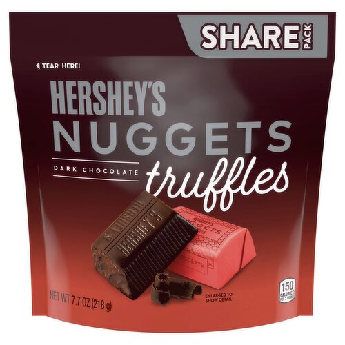 Hershey's Nuggets Dark Chocolate Truffles Share Pack, 7.7 oz