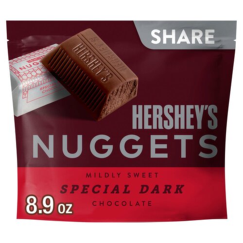 Hershey's Nuggets Mildly Sweet Special Dark Chocolate Share Pack, 8.9 oz