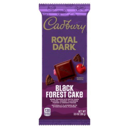 Cadbury Royal Dark Black Forest Cake, 3.5 oz