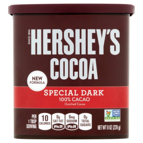 Hershey's Special Dark Dutched Cocoa, 8 oz