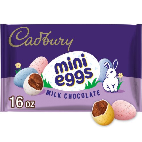 Cadbury Milk Chocolate Mini Eggs, 16 oz