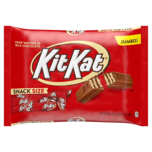 KitKat Crisp Wafers in Milk Chocolate Snack Size, 20.1 oz