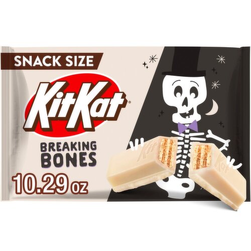 KitKat Breaking Bones Crisp Wafers in Vanilla Flavored Creme Snack Size, 10.29 oz