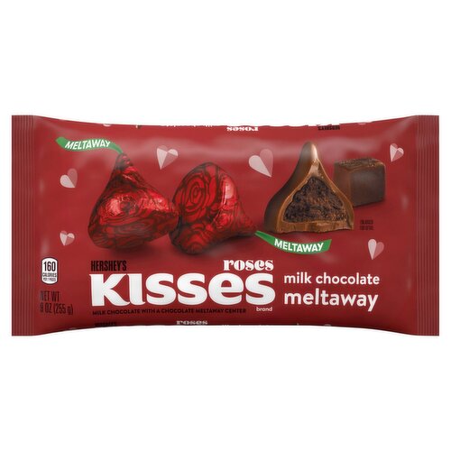 Hershey's Kisses Meltaway Roses Milk Chocolate, 9 oz