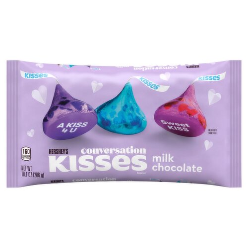 Hershey's Kisses Conversation Milk Chocolate, 10.1 oz