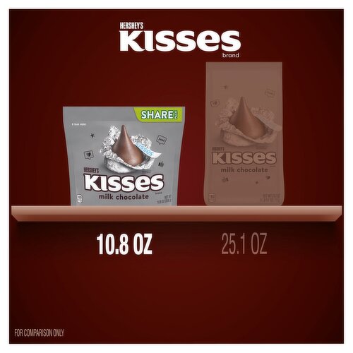 Hershey's Kisses Milk Chocolate Share Pack, 10.8 oz