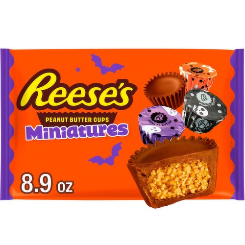 Reese's Miniatures Milk Chocolate & Peanut Butter Cups, 8.9 oz