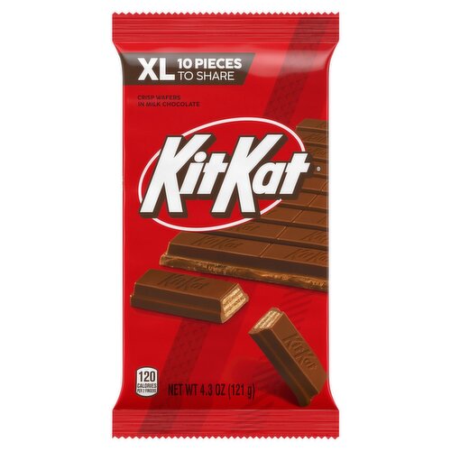 KitKat Crisp Wafers in Milk Chocolate XL, 10 count, 4.3 oz