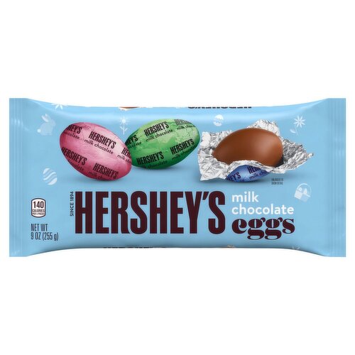 Hershey's Milk Chocolate Eggs, 9 oz