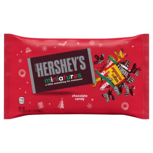 Hershey's Miniatures Chocolate Candy, 17.1 oz