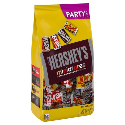 Hershey's Miniatures Chocolate Candy Party Pack, 35.9 oz