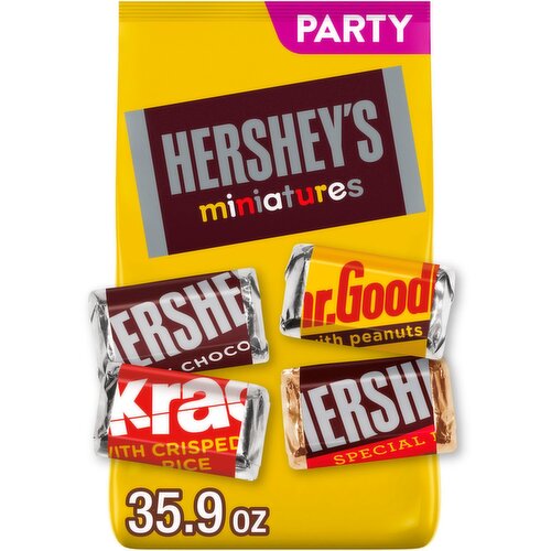 Hershey's Miniatures Chocolate Candy Party Pack, 35.9 oz
