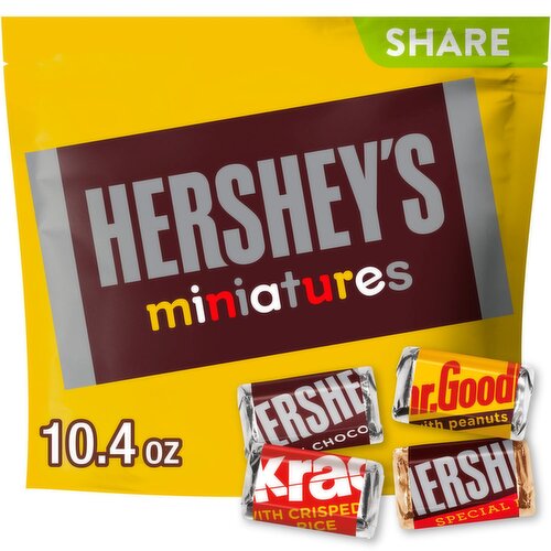 Hershey's Miniatures Chocolate Candy Share Pack, 10.4 oz