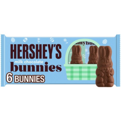 Hershey's Bunnies Milk Chocolate, 1.2 oz, 6 count