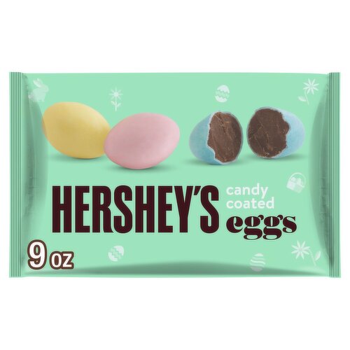 Hershey's Candy Coated Milk Chocolate Eggs, 9 oz