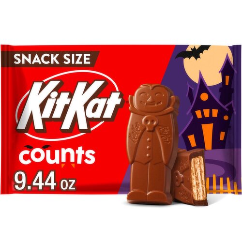 KitKat Counts Crisp Wafers in Milk Chocolate Snack Size, 9.44 oz