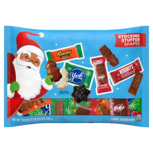 Hershey Assorted Chocolate Christmas Candy Variety Bag, 18.9 oz
