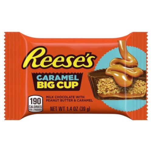 Reese's Milk Chocolate with Peanut Butter & Caramel Big Cup, 1.4 oz