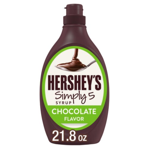 Hershey's Simply 5 Genuine Chocolate Flavor Syrup, 21.8 oz