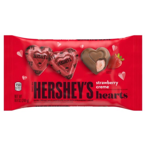 Hershey's Strawberry Creme Hearts, 8.8 oz