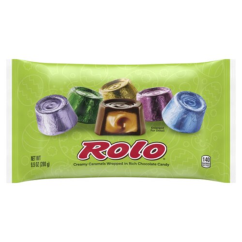 Rolo Creamy Caramels Wrapped in Rich Chocolate Candy, 9.9 oz