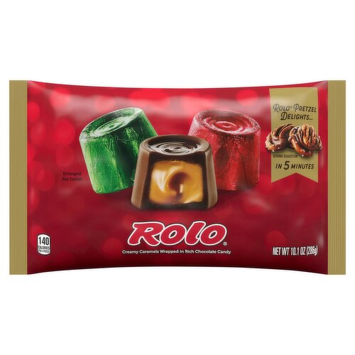 Rolo Creamy Caramels Wrapped in Rich Chocolate Candy, 10.1 oz