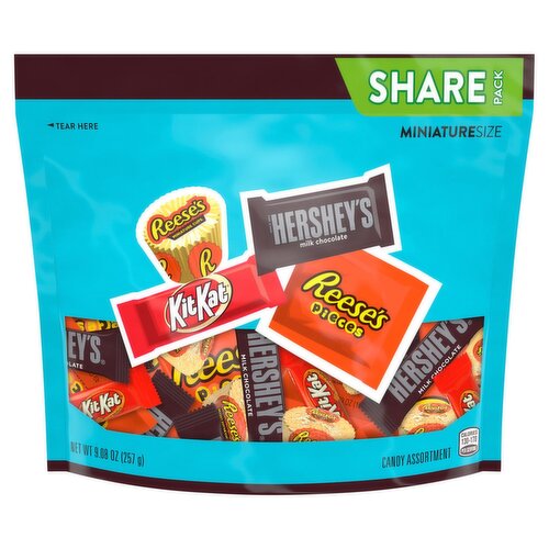 Hershey's Candy Assortment Miniature Size Share Pack, 9.08 oz