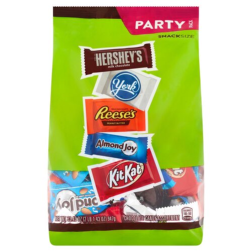 Snacksize Chocolate Candy Assortment Party Pack, 33.43 oz