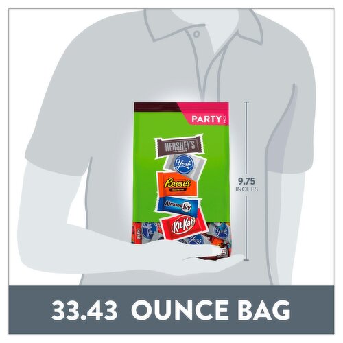 Hershey's Chocolate Candy Assortment Party Pack, 33.43 oz