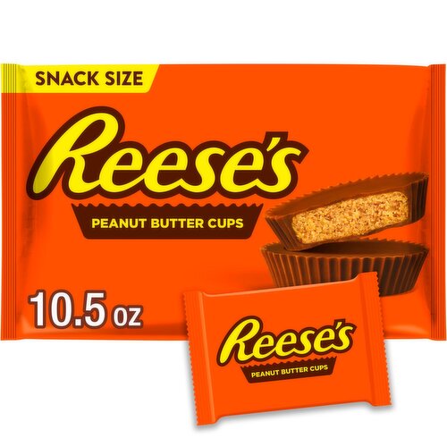 Reese's Milk Chocolate & Peanut Butter Cups Snack Size, 10.5 oz