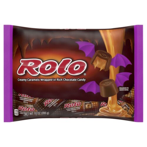 Rolo Creamy Caramels Wrapped in Rich Chocolate Candy, 10 oz