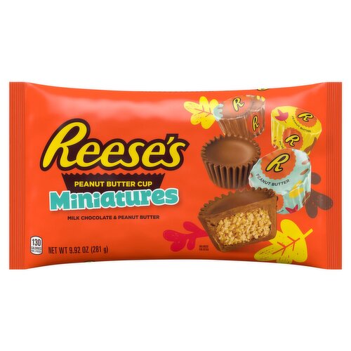 Reese's Miniatures Milk Chocolate & Peanut Butter Cup, 9.92 oz