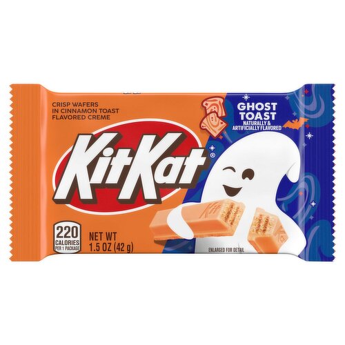 KitKat Ghost Toast Crisp Wafers in Cinnamon Toast Flavored Creme, 1.5 oz