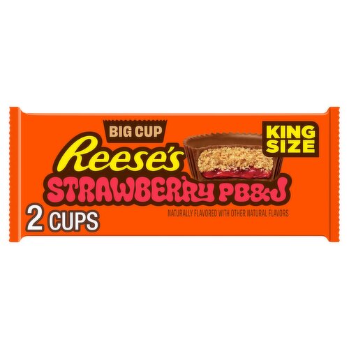 Reese's Strawberry PB&J Big Cup King Size, 2.8 oz