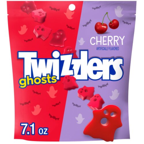 Twizzlers Ghosts Cherry Low Fat Snack Candy, 7.1 oz