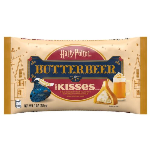 Hershey's Kisses Harry Potter Butterbeer Candy, 9 oz