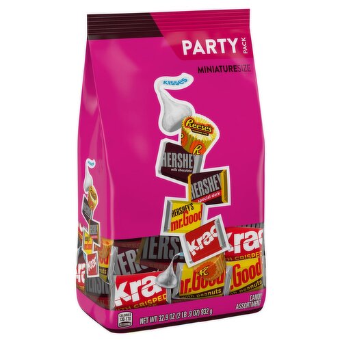 Hershey's Candy Assortment Miniature Size Party Pack, 32.9 oz