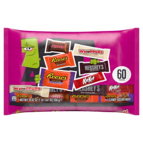 Hershey Assorted Flavored Halloween Candy Bag, 19.62 oz