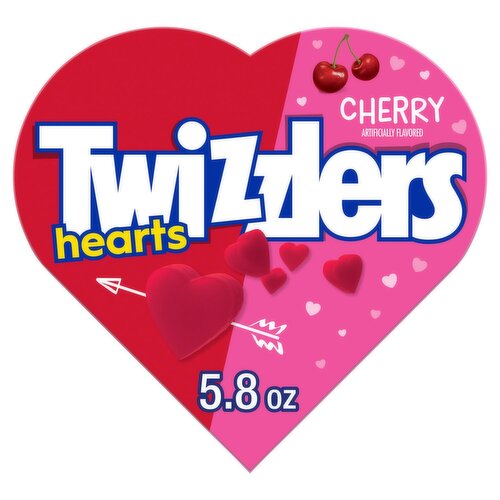 Twizzlers Hearts Cherry Candy, 5.8 oz