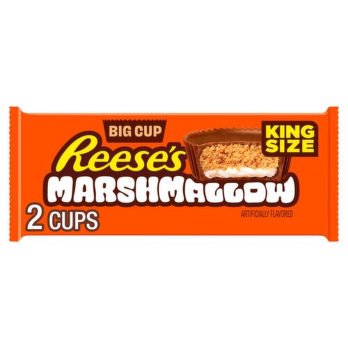 Reese's Big Cup Marshmallow Milk Chocolate & Peanut Butter King Size, 2.8 oz