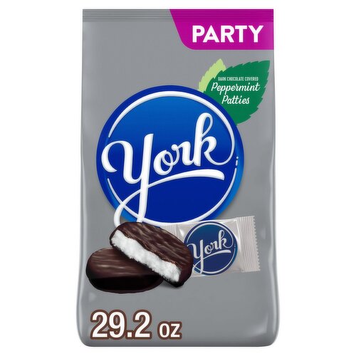 York Dark Chocolate Covered Peppermint Patties Party Pack, 29.2 oz