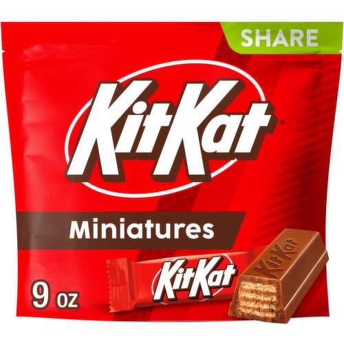 KitKat Miniatures Crisp Wafers in Milk Chocolate Share Pack, 9 oz