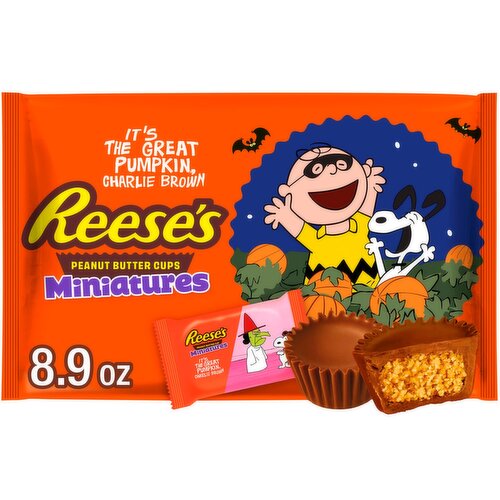 Reese's Miniatures Milk Chocolate & Peanut Butter Cups, 8.9 oz