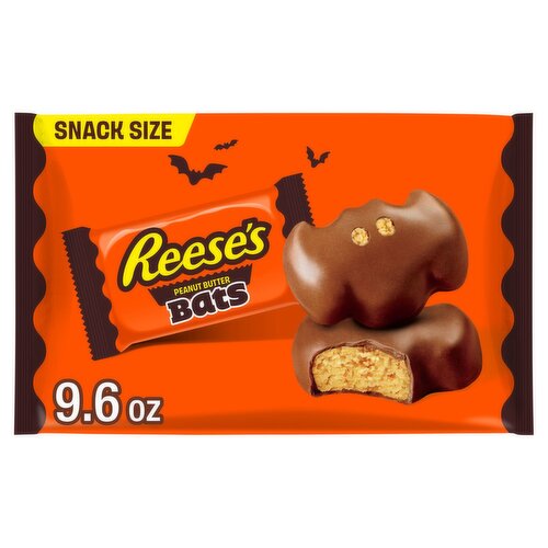 Reese's Bats Milk Chocolate & Peanut Butter Snack Size, 9.6 oz