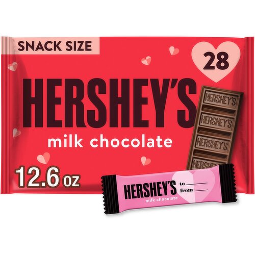 Hershey's Milk Chocolate Snack-Size, 28 count, 12.6 oz