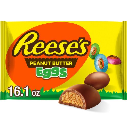 Reese's Chocolate & Peanut Butter Creme Eggs Candy, 16.1 oz