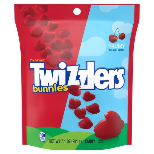 Twizzlers Cherry Low Fat Snack Bunnies Candy, 7.1 oz