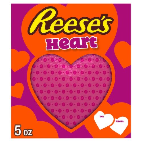 Reese's Milk Chocolate & Peanut Butter Heart Candy, 5 oz